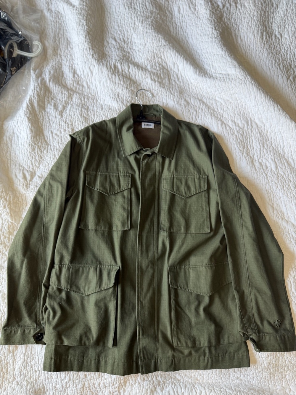Edwin Olive Green Military Field Shirt